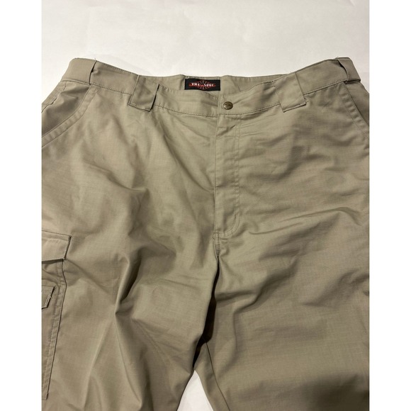 Tru-Spec Mens Cargo Ripstop Pants Tactical Outdoor Work Utility Khaki Size 42 - Picture 4 of 7
